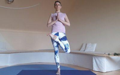 VIDEO návod na cvičenie doma – strom – tadasana