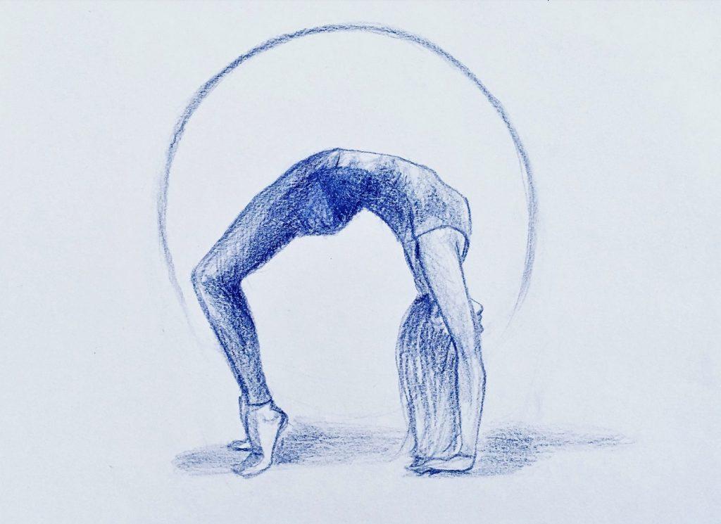 Veronika Sorentini, joga art, chakrasána